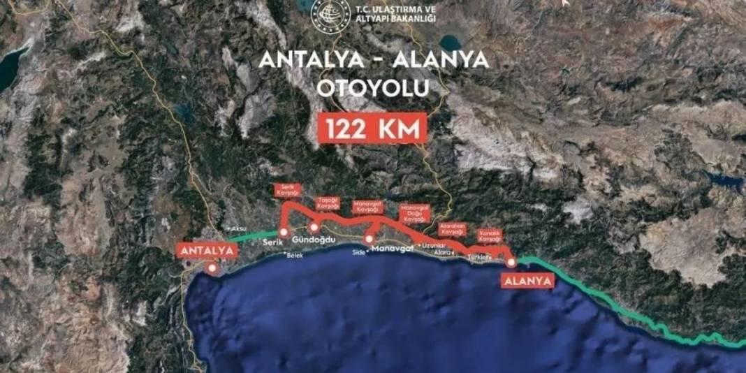 Antalya-Alanya otoyol projesi tekrar gündeme geldi: Özgür Özel Ankara'ya çağrı yaptı! 1