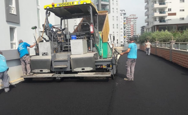 Alanya'nın doğu mahalleleri asfaltlanıyor