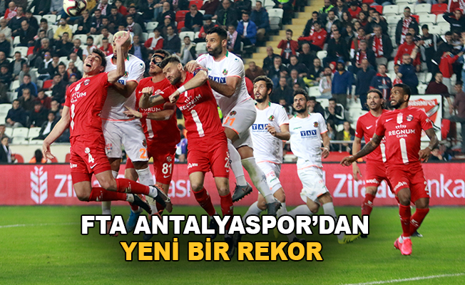 FTA Antalyaspor’dan yeni bir rekor