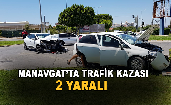 Manavgat'ta trafik kazası: 2 yaralı