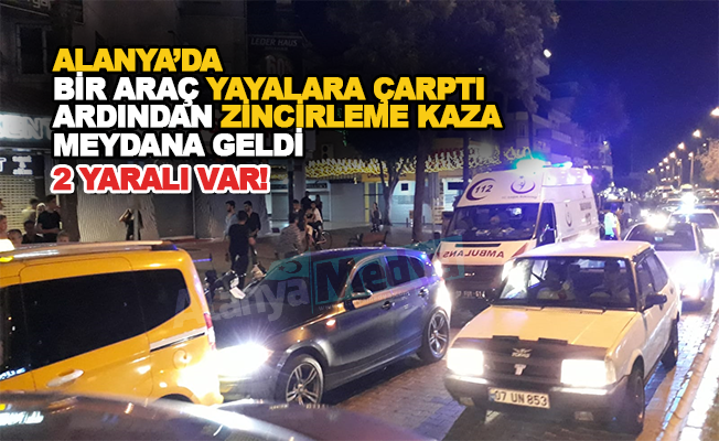 Atatürk Caddesinde Trafik Kazası