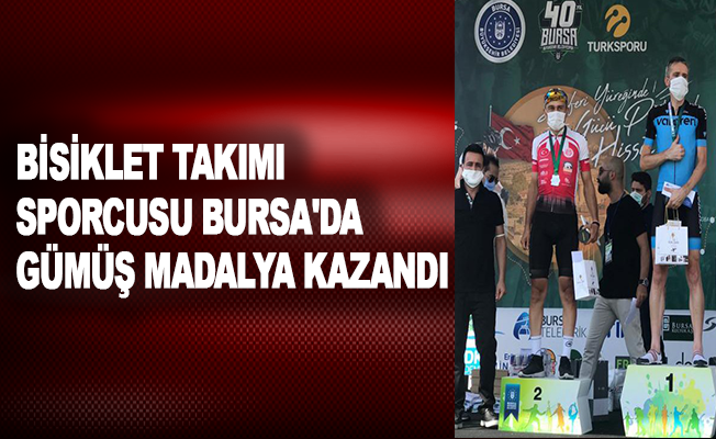 Antalyaspor Bisiklet Takımı sporcusu, Bursa'da gümüş madalya kazandı