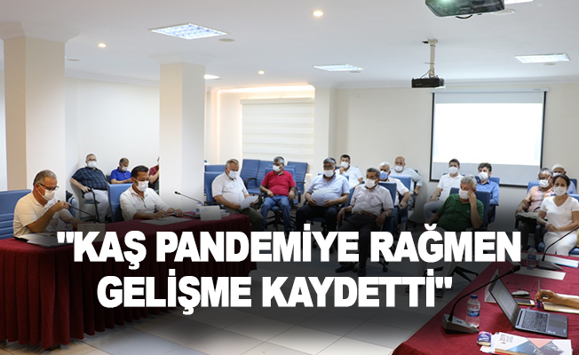 Kaş Belediye Başkanı Ulutaş: "Kaş pandemiye rağmen gelişme kaydetti"