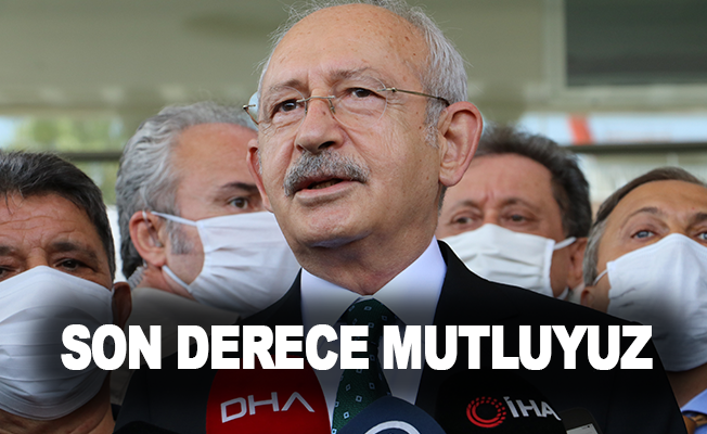 Kılıçdaroğlu 'Son derece mutluyuz' diyerek Böcek'in son durumunu açıkladı