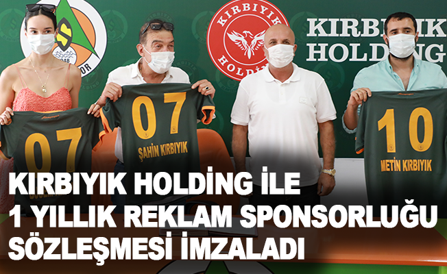 Aytemiz Alanyaspor, Kırbıyık Holding ile 1 yıllık reklam sponsorluğu sözleşmesi imzaladı