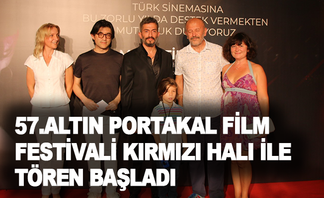 57. Altın Portakal Film Festivali kırmızı halı töreni ile başladı