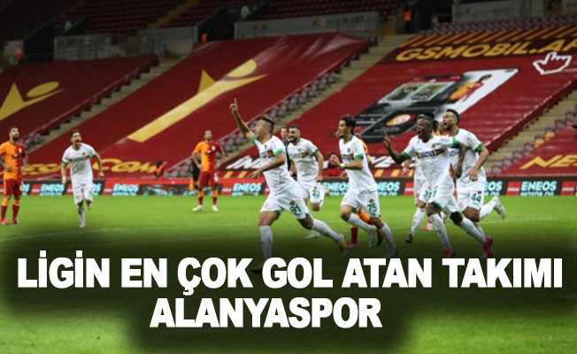 Ligin en çok gol atan takımı Alanyaspor
