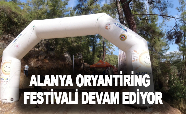 Alanya Oryantiring Festivali devam ediyor