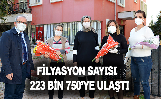 Antalya'da filyasyon sayısı 223 bin 750’ye ulaştı