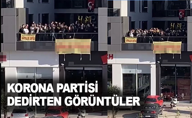 Antalya'da 'korona partisi' dedirten görüntüler