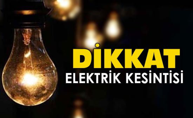 Alanya’da yılın son günü bu bölgelerde elektrik kesintisi yaşanacak