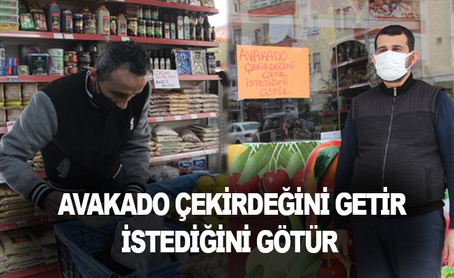 Alanya'da “Avokado çekirdeğini getir, istediğini götür” kampanyası