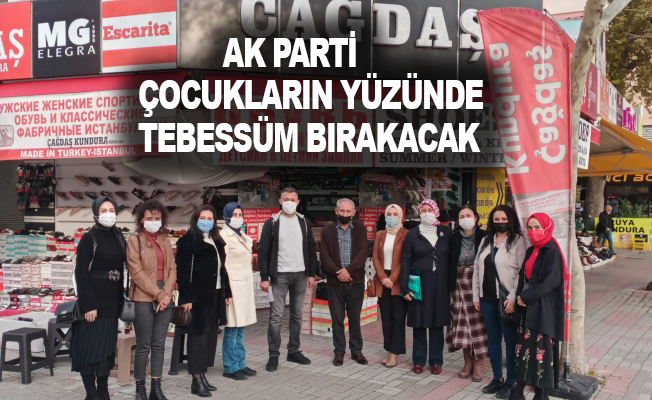 Alanya AK Parti çocukların yüzünde tebessüm bırakacak