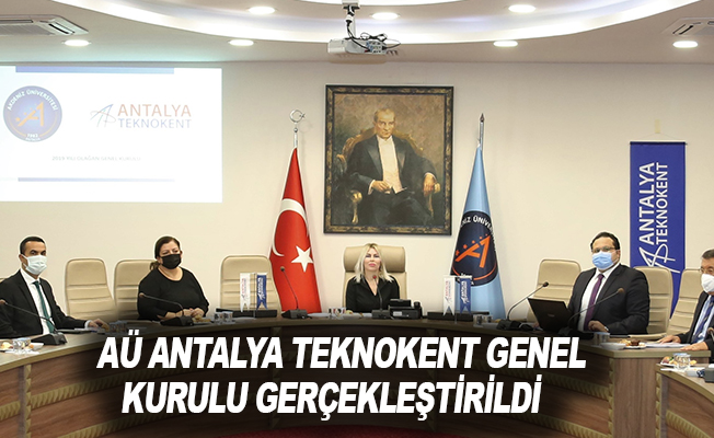 AÜ Antalya Teknokent genel kurulu gerçekleştirildi.
