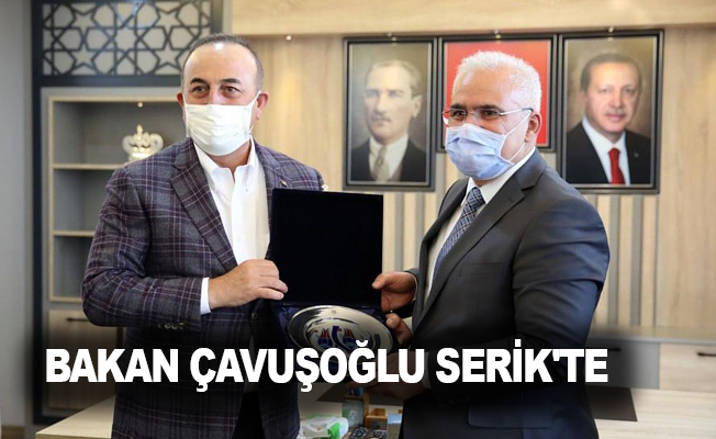 Bakan Çavuşoğlu Serik'te