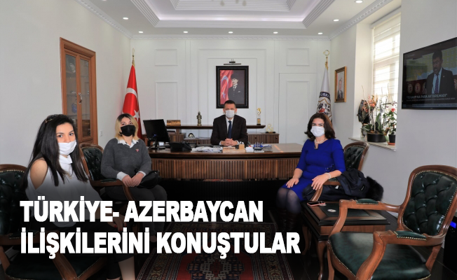 Türkiye- Azerbaycan ilişkilerini konuştular