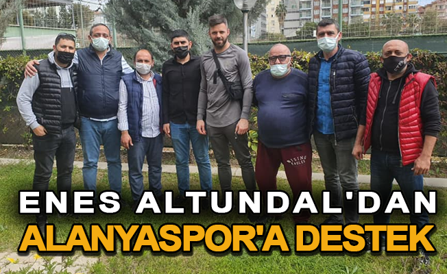 Enes Altundal'dan Alanyaspor'a destek