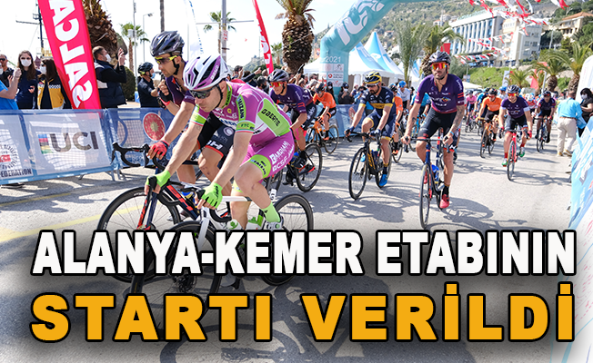 Türkiye Bisiklet Turu Alanya-Kemer etabının startı verildi