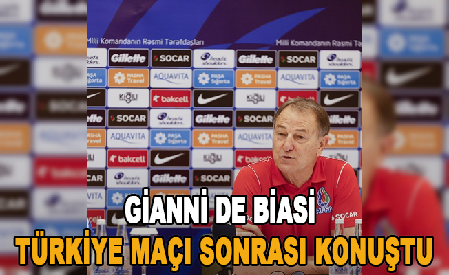 Gianni de Biasi, Türkiye maçı sonrası konuştu