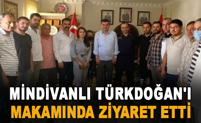 Mindivanlı, Türkdoğan'ı makamında ziyaret etti