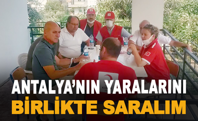 Başkan Bahar: “Antalya’nın yaralarını birlikte saralım”