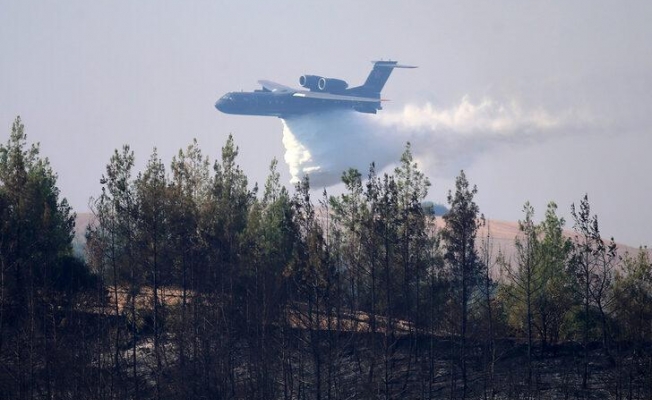 Kahramanmaraş'ta yangın söndürme uçağı düştü