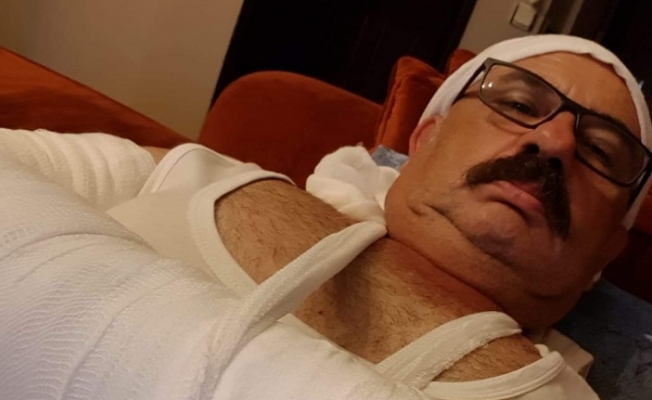 Alanya'da Hasan Kılınç kaza geçirdi