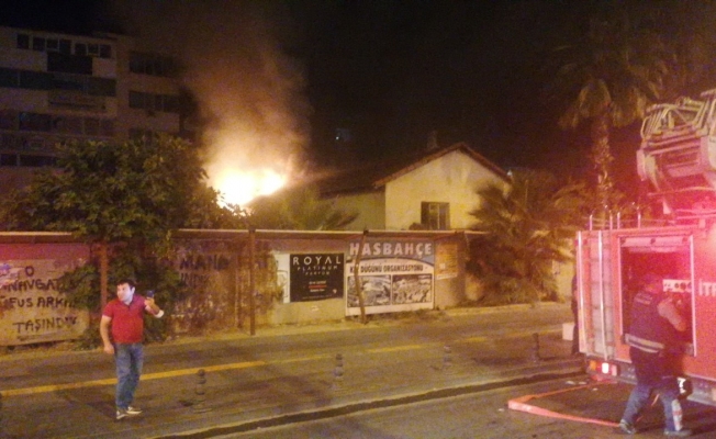 Tarım ilçe müdürlüğü eski binasında korkutan yangın