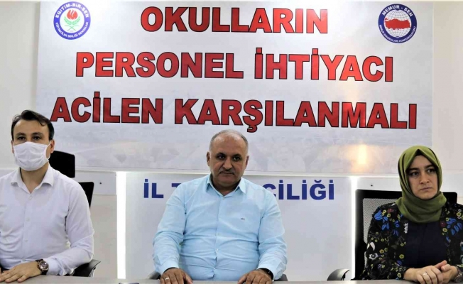 Eğitim Bir-Sen Antalya Şube Başkanı Miran’dan okullara personel çağrısı