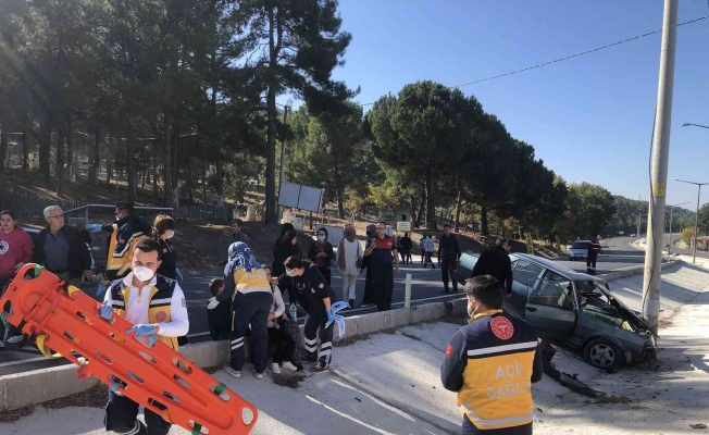 Burdur’da trafik kazası: 1 ölü, 3 yaralı