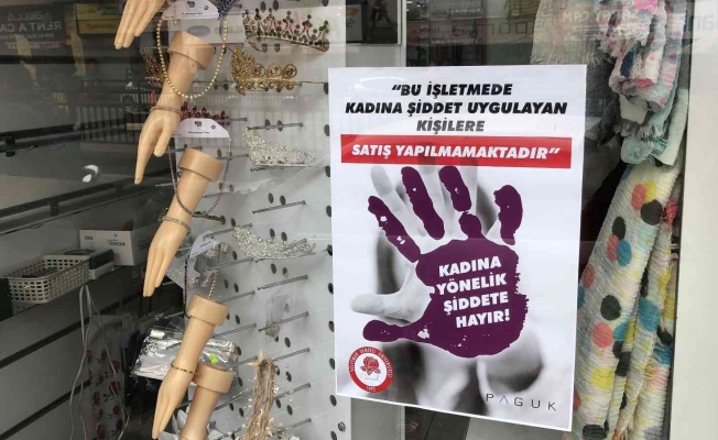 Isparta’da kadına şiddet uygulayan kişilere satış yapılmıyor