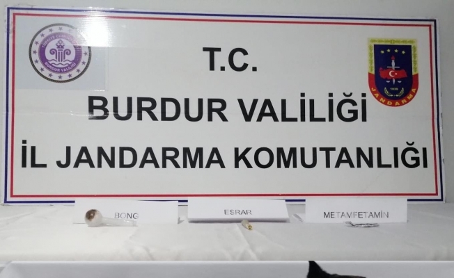 Burdur’a uyuşturucu operasyonu: 2 gözaltı