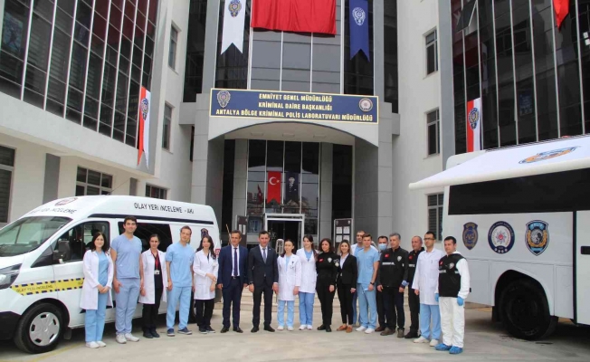 Antalya’da mobil kriminal polis laboratuvarı "Kıraç" hizmete başladı