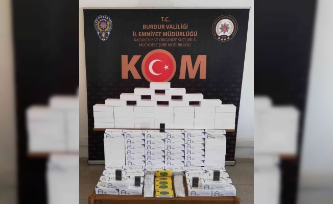 Burdur’da kaçak sigara operasyonu