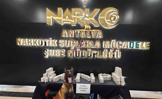 Antalya’da bir TIR’da 50 kilo uyuşturucu ele geçirildi