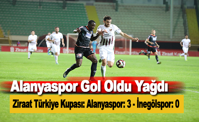 Ziraat Türkiye Kupası: Alanyaspor: 3 - İnegölspor: 0