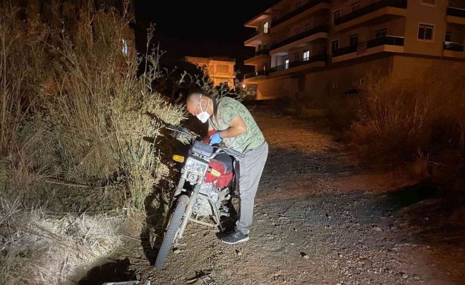 Gazipaşa’da çalınan motosiklet polis ekiplerince bulundu