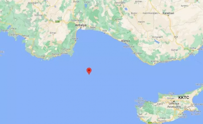 4.7 büyüklüğündeki deprem Alanya'da hissedildi