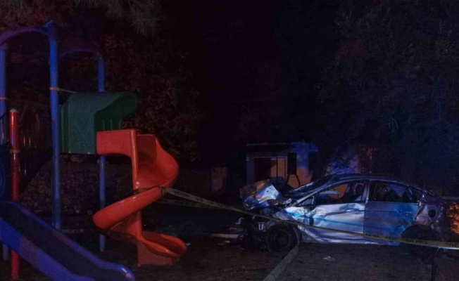 Alanya'da Şarampole devrilen otomobilin sürücüsü hayatını kaybetti
