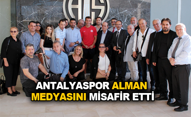 Antalyaspor Alman medyasını misafir etti