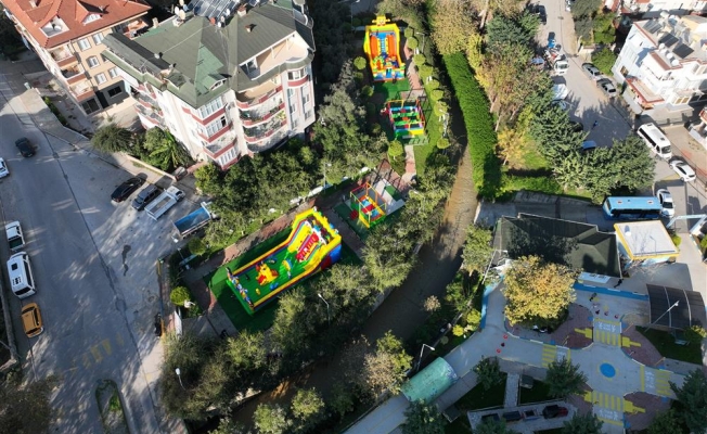 Alanya Belediyesi Balon Parkı Yenilendi