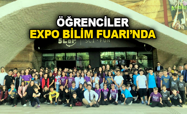 Öğrenciler EXPO bilim Fuarında