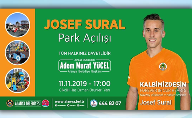 Josef Sural parkı açılıyor
