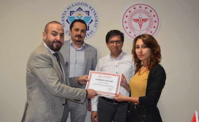 Başhekim Karahan'dan Sağlık Çalışanlarına Teşekkür ve Başarı Belgesi