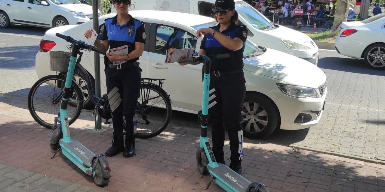 Alanya'da elektrikli scooter kullanımı için bilinç artırma çalışmaları!