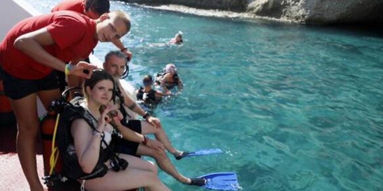 Antalya'da dalış turizmi hedeflere ulaşamadı! 2023'te 55 bin turist dalış yaptı