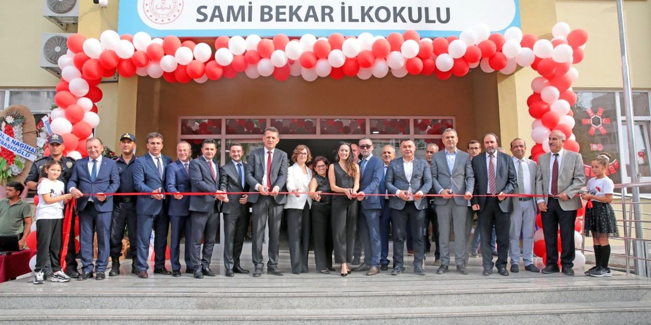 Sami Bekar İlkokulu, Alanya'da eğitime açıldı!