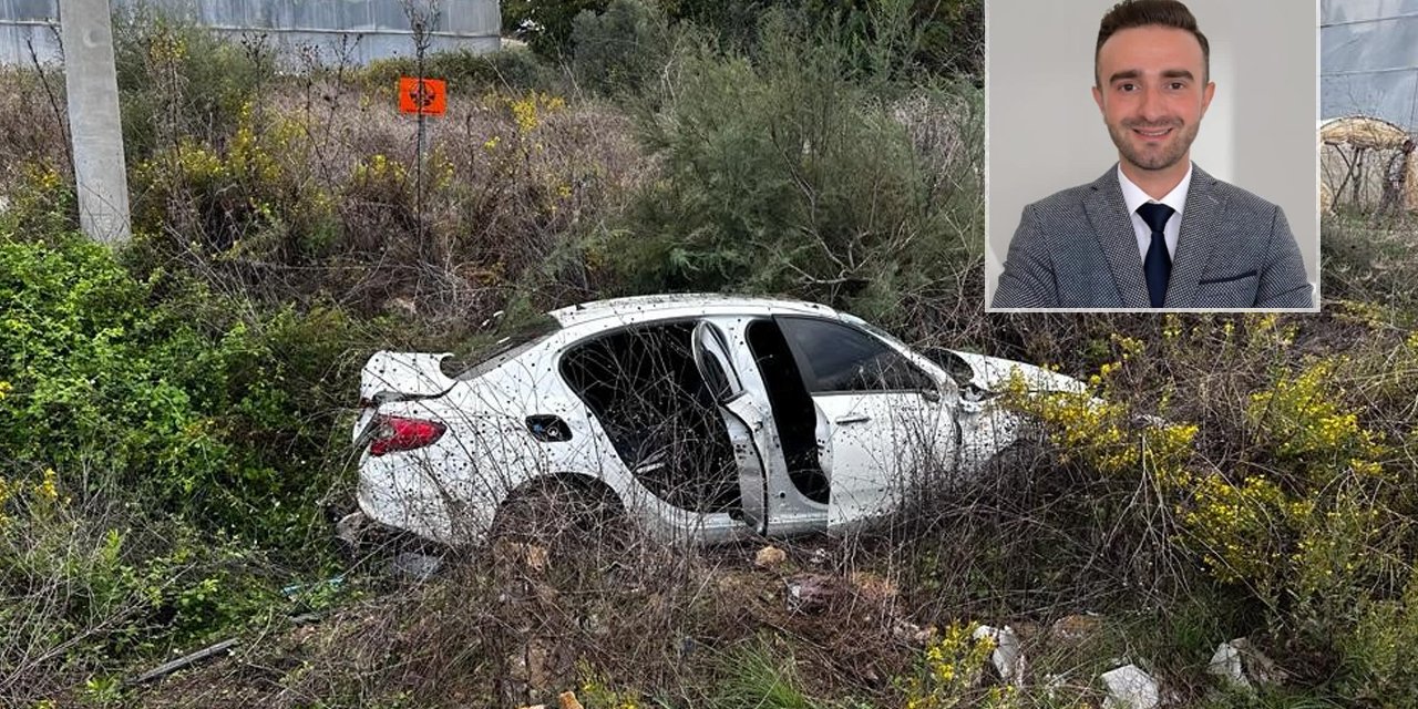 Alanya'da trajik kaza! AEDAŞ Bölge Müdürü olay yerinde hayatını kaybetti