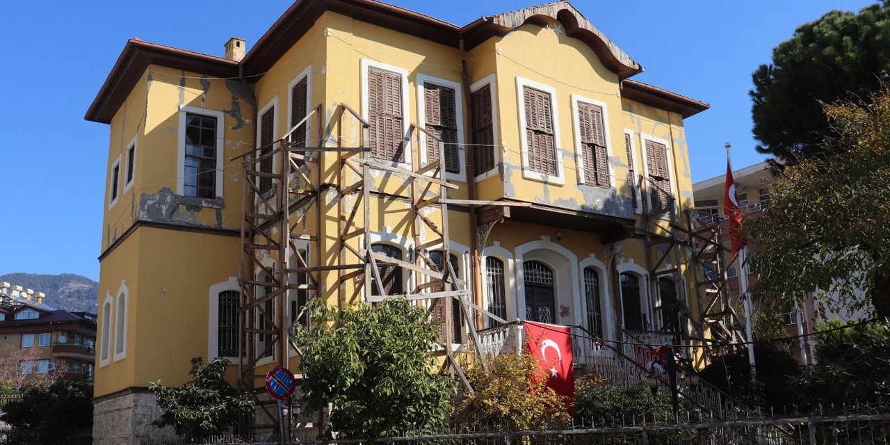 Alanya'da Atatürk Evi restorasyon sürecine girdi!