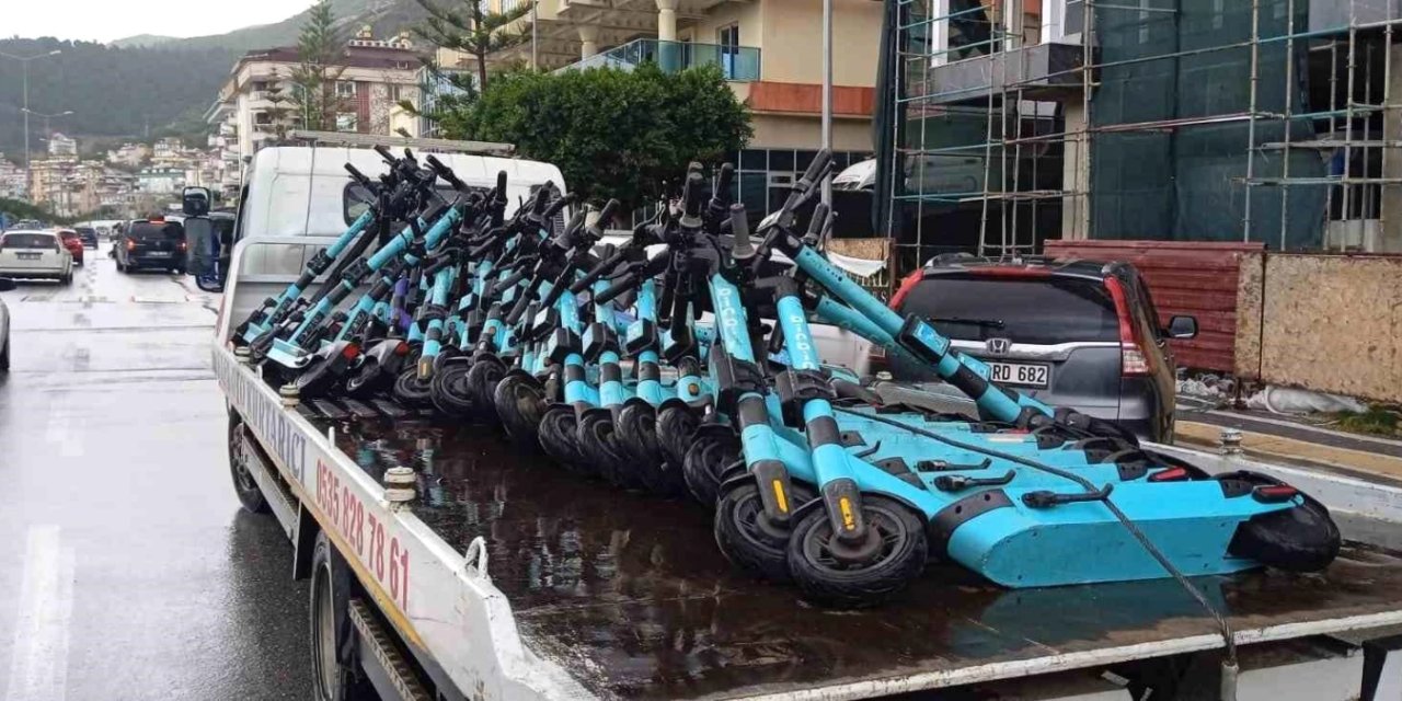 Alanya'da E-Scooterlara Yüksek Para Cezası!